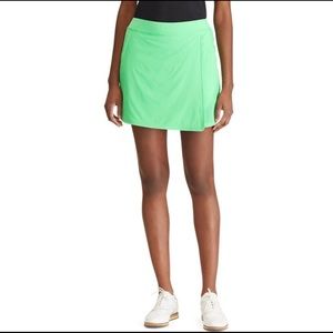 - NWT RLX Ralph Lauren Neon Green Skort Skirt